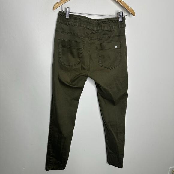 FLOG Shely Olive OG Pull on Jogger green stretch drawstring pockets women's 29 - Picture 7 of 10